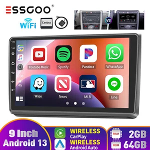 9 Zoll Carplay Android 13 2+64G Autoradio GPS NAV Für Audi A4 B6 B7 8E SEAT Exeo - Bild 1 von 18