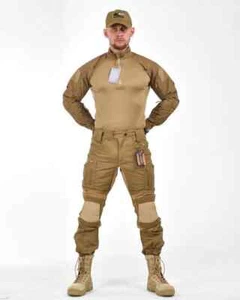 Tactical Assault Anzug mit Kniepolster Hose + Ubax Coyote💙💛 - Bild 1 von 10