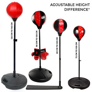 Kids Adult Boxing Punching ball Gloves Height Adjustable Free Standing Xmas Gift