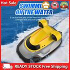 10Km/H 2.4Ghz 4Ch Mini Water Game Toys Rc Boat For Pool Tub (Yellow 1 Battery)