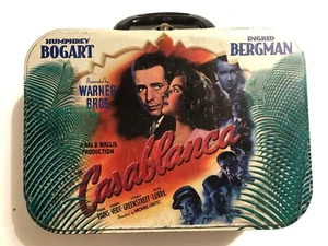 Casablanca Collectible Large Tin Tote Humphrey Bogart Vandor Lyon Co. 2003 - Picture 1 of 8