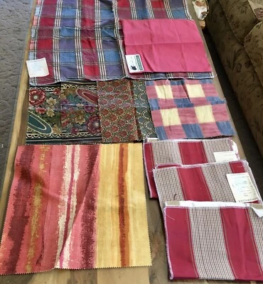 lot of upholstery Fabric Samples - Image 1 of 4