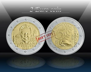 LUXEMBOURG 2 x 2 EURO 2025 "Schuman Declaration + Throne" UNC - Picture 1 of 3