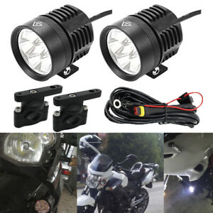 5PCS Motorcycle 40W LED Fog Lights Auxiliary Lamp For R1200GS F800GS K1600
