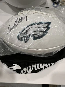 Haason Reddick Signed Eagles Logo Football (Beckett) - Picture 1 of 2