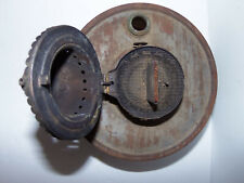 Vintage Metal Miller Co Gas Oil Kerosene Adjustable Wick Handheld LAMP