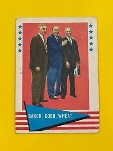 1961 Fleer #1 Frank Baker CL/Ty Cobb/Zack Wheat