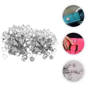 100pcs Decorative Claw Studs Hats Claw Nails Clothing Rivets Dressmaking Claw - Picture 1 of 12