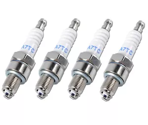 4X A7TC Spark Plug 50cc 70 90 110 125 150cc Chinese ATV Dirt Bike Go Kart Moped - Picture 1 of 2