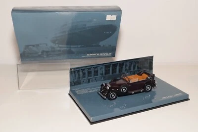 A49 1:43 MINICHAMPS 436 039400 MAYBACH ZEPPELIN MAROON BLACK MIB COLORE MOLTO... - Immagine 1 di 4