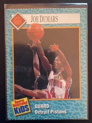 Joe Dumars 1989 Sports Illustrated For Kids #91 Detroit Pistons HOF - Image 1 of 2