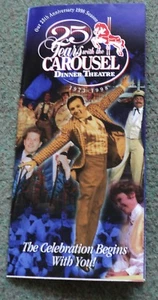 25 Years with the Carousel Dinner Theatre - Akron OH - promotional brochure - Picture 1 of 4