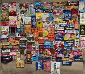 Candy, Gum, Chocolate, Snack Wrappers Huge Lot of 154 total pcs Collector Choice - Picture 1 of 4