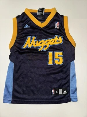 Carmelo Anthony Jersey Size S/ Boys Vintage Adidas Denver Nuggets Swingman #15 - Image 1 of 4