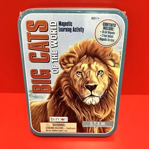 S.T.E.M Magnetic Tin - Big Cats of the World by Bendon - Educational Activities - Picture 1 of 2