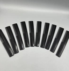 10 Qty Ace 7" Comb Black Made In USA - Picture 1 of 2