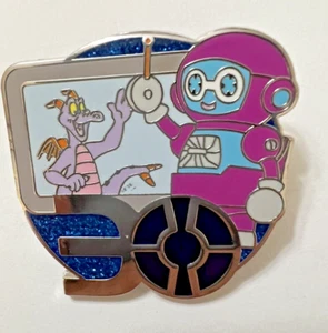 DISNEY 2012 EPCOT 30TH ANNIVERSARY MYSTERY Pin FIGMENT & SMRT-1 Robot - Picture 1 of 3