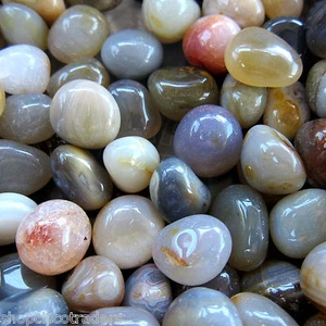 Twelve Navrang Agate Tumbled Stones 20mm Healing Crystals Reiki Stress Anxiety - Picture 1 of 1