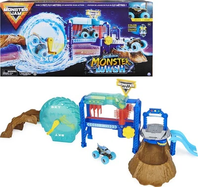Monster Jam, Megalodon Monster Wash, Includes Color-Changing Truck, Interacti... - Image 1 of 4