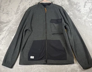 Katin Surf Co. Giacca Uomo XL Grigio Full Zip Pile Peso Medio Outdoor Surf - Foto 1 di 10