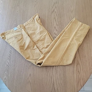 J. Crew 770 Straight Fit Broken In Chino Pants Mens 34x32 Tan Khaki Flat Front - Picture 1 of 15