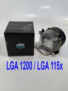 Cooler Master Intel LGA 1200 1150 1151 1155 1156 CPU Cooling Fan Heatsink - Picture 1 of 2