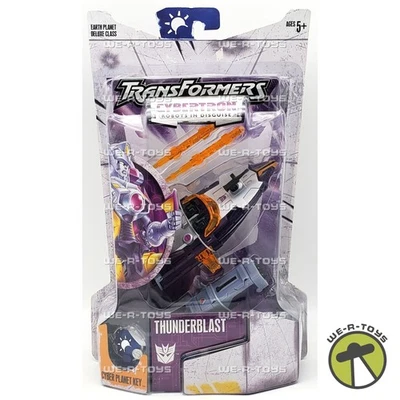Transformers Cybertron Thunderblast Figure Earth Planet Deluxe Class Hasbro - Image 1 of 4