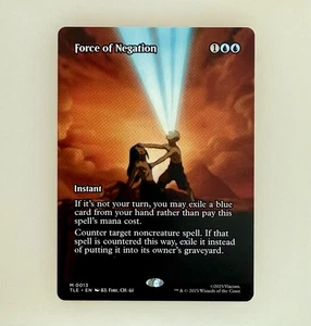MTG: Force of Negation (Borderless) Avatar: The Last Airbender Reg NM - Picture 1 of 3