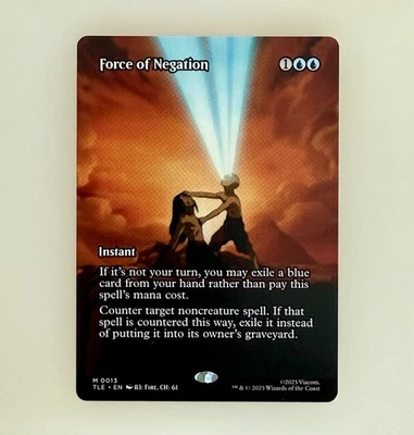 MTG: Force of Negation (Borderless) Avatar: The Last Airbender Reg NM - Image 1 of 3
