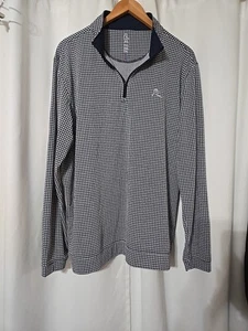 Rhoback Cuarto Cremallera Para Hombre XL Blanco Azul Golf Ligero - Imagen 1 de 9