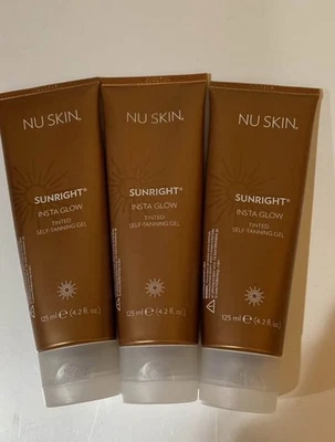 Tres geles autobronceadores tintados Sunright Insta Glow, comprobar caducidad Foto 1 de 2