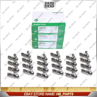 24X OEM INA Hydraulic Lifters&Rocker Arms FOR AUDI A6 A7 Q5 Q7 VW Touareg 3.0T Foto 1 de 3