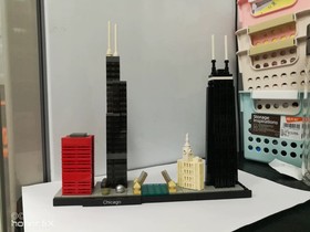 LEGO Architecture 21033 Chicago 444 pcs -丨With Instruction丨No box