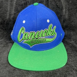 Vintage Zephyr NHL Vancouver Canucks Hockey Snapback Adjustable Cap Hat - Picture 1 of 7