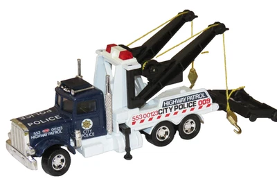 Vintage Matchbox Super Kings Peterbilt Police Heavy Duty Recovery Tow Truck K-20 - Image 1 of 4