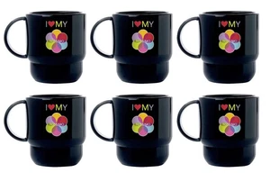 6x Tassimo Tupper taza Tupperware taza taza de café plástico plástico camping - Imagen 1 de 4