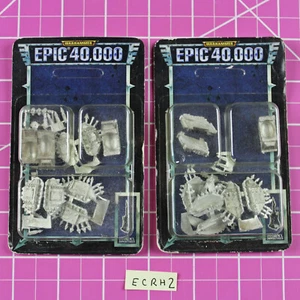 Epic 40K Chaos Rhinos (2 Packs!) Metal - Rare & OOP - Warhammer Armageddon Rhino - Picture 1 of 1