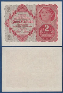 ÖSTERREICH / AUSTRIA 2 Kronen  2.1.1922  UNC  P.74 - Picture 1 of 1