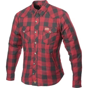 Büse Damen Motorrad Jacke Fairbank Gr. 44 Motorrad Retro Hemd mit Protektoren - Bild 1 von 4