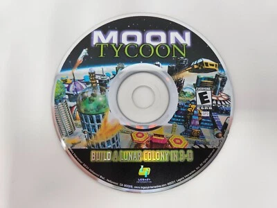 Moon Tycoon (PC, 2001) Legacy Interactive PC Game Disc Only - Image 1 of 2