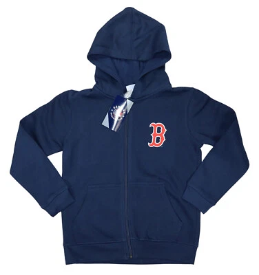 MLB Baseball Youth Boys Full Zip Hoodie Sweatshirt w/Pockets NWT Pick Size/Team - Image 1 of 4