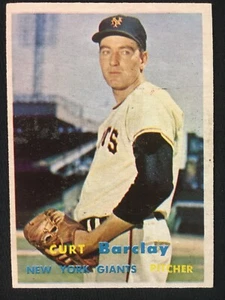 1957 Topps #361 - Curt Barclay - New York Giants - EX/MT - Picture 1 of 2