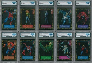 1994 Marvel Amazing Spider-Man Suspended Animation  💎 Complete Graded Set 1-12 - Picture 1 of 3