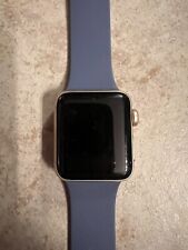 Apple Watch Series 2 Smartwatch 38mm Rose Gold Aluminium Case with Blue Band