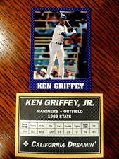KEN GRIFFEY JR. 1990' CALIFORNIA DREAMIN' GLOSSY CARD #NNO   MARINERS   