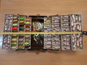 Heddon Fishing Vintage Lures Bass Sea River BIG BUD 9108 with box - Picture 1 of 10