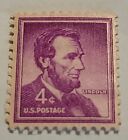 Abraham Lincoln 4 cent stamp purple very rare,  Gem!