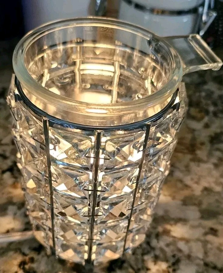 Calentador de cera de cristal, quemador de cera eléctrico, calentador de fusión de cera para cera perfumada Foto 1 de 4
