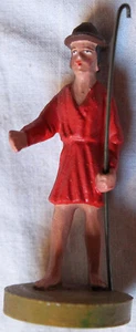 Altes Erzgebirge Massefigur Schäfer von ca. 1920-30 - Bild 1 von 3