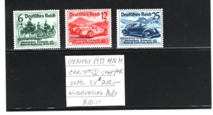 Germany 1935 MNH semi-postal stamp set, auto racing F-VF. cv $210.00 - Picture 1 of 1